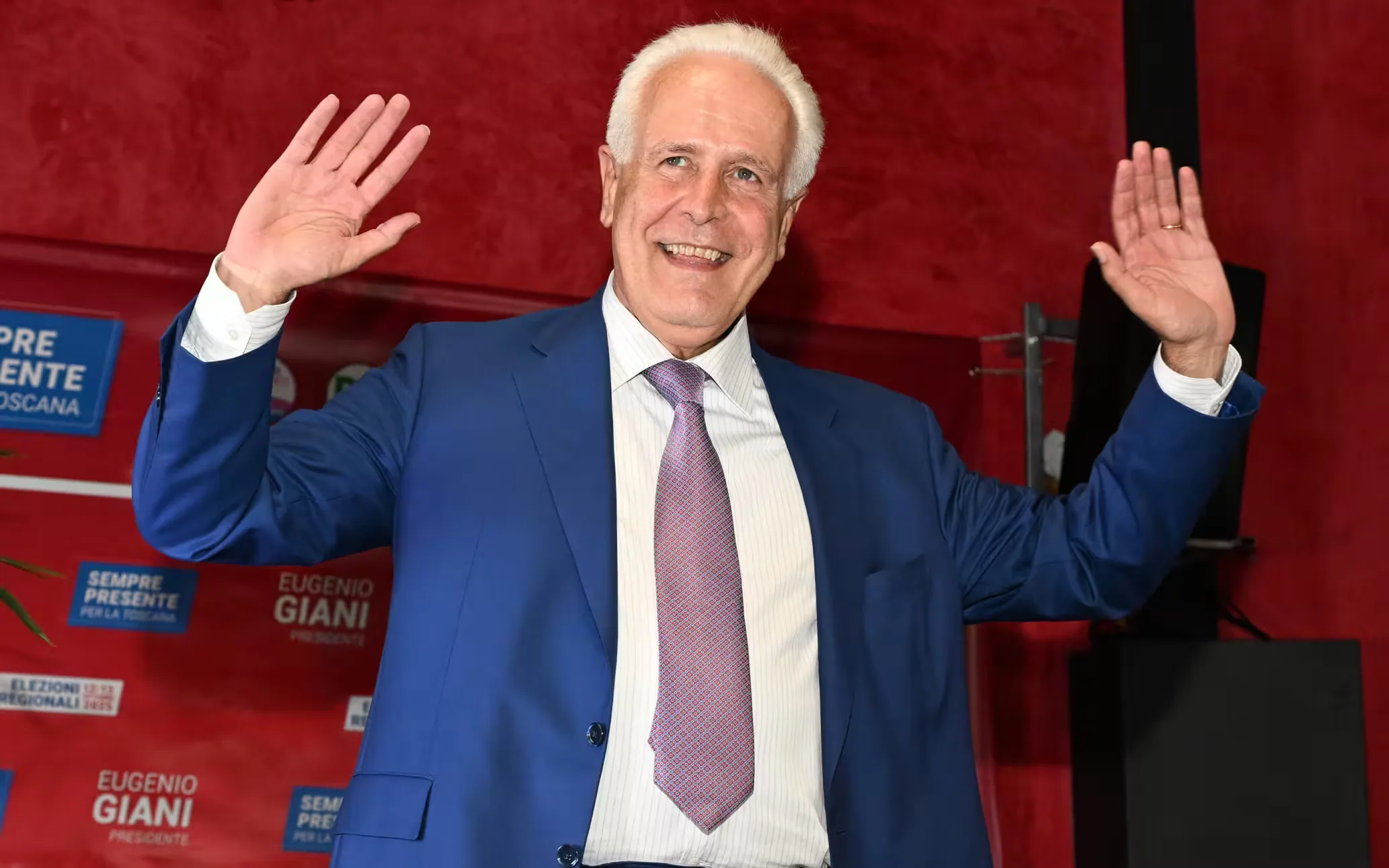 Eugenio Giani rieletto presidente della Regione Toscana